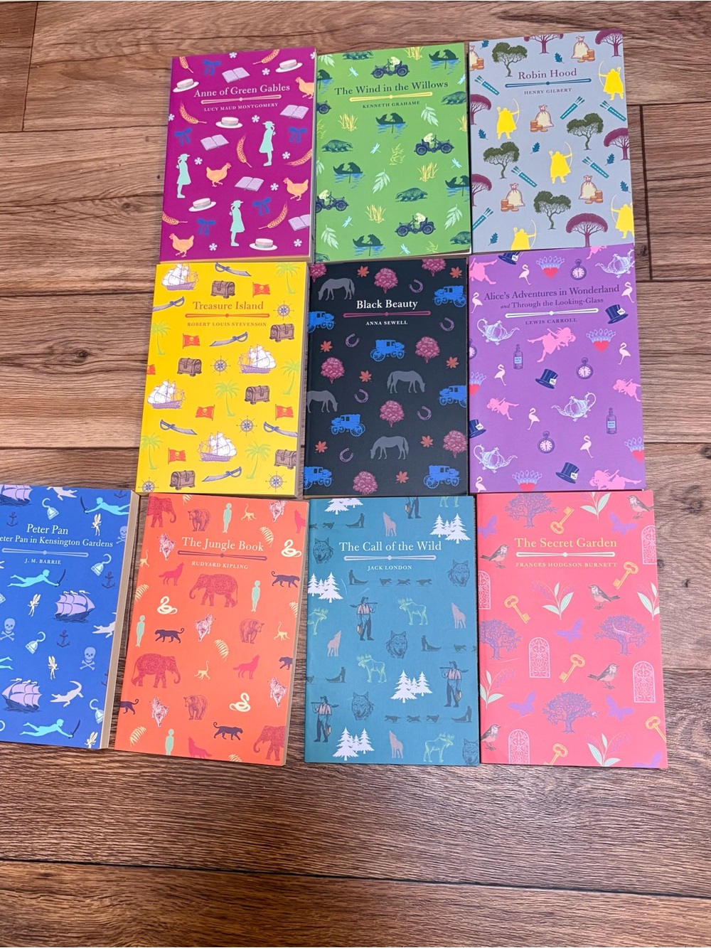 Arcturus Classic Literature 10 Book Set Paperback Decorative Collection